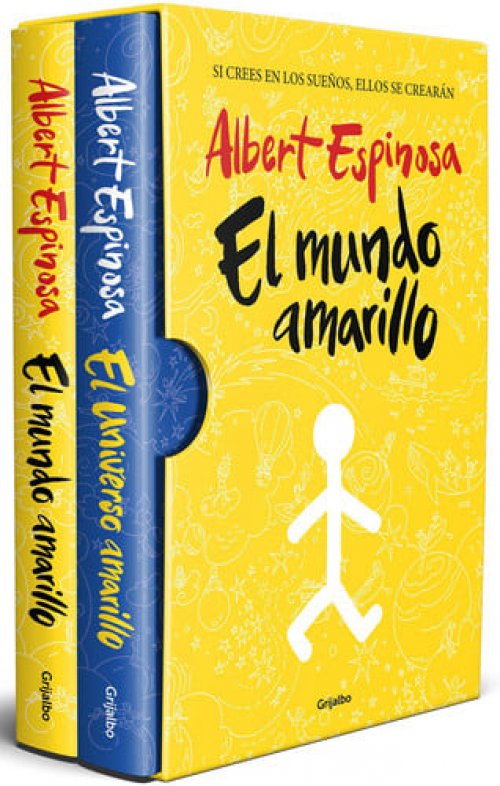 ESTUCHE EL UNIVERSO AMARILLO Y EL MUNDO AMARILLO la luz siempre vuelve si esperas lo suficiente