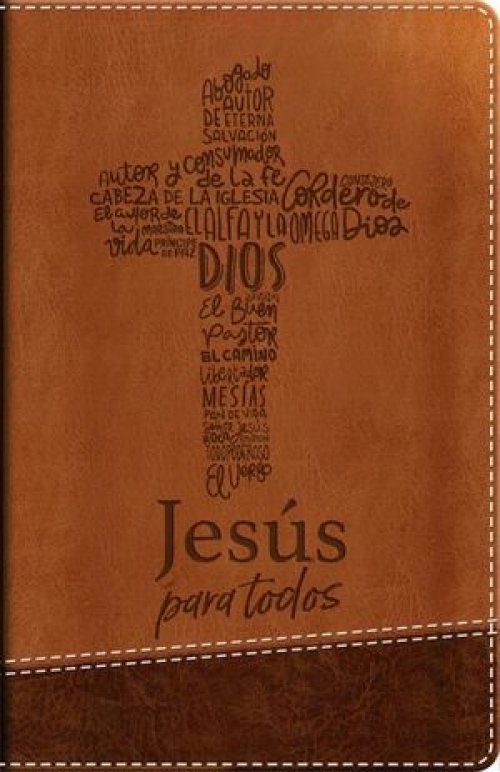 Santa Biblia de Promesas Reina-Valera 1960 / Jesús para Todos / Letra Grande / Tamaño Manual / Piel Especial / Café // Spanish Promise Bible Rvr-60 / Jesus for All / Large Print / Handy Size / Leathersoft / Brown