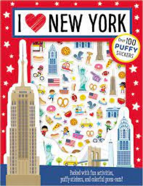 Puffy Stickers I Love New York