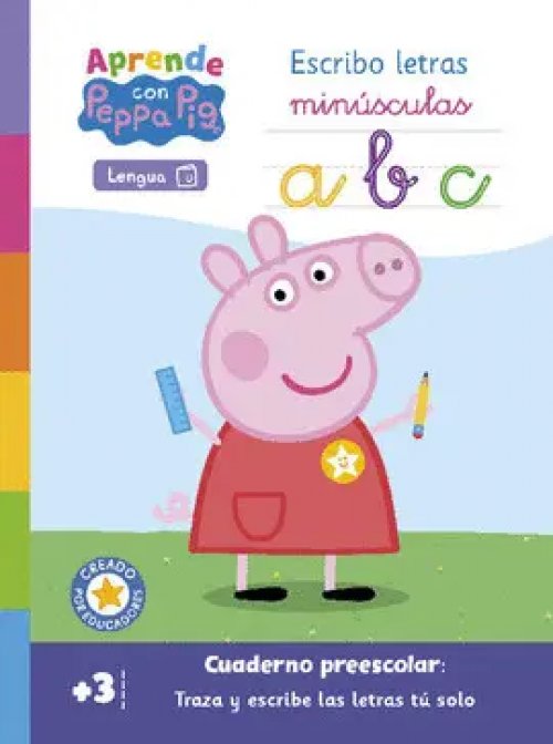 Aprende con Peppa Pig. Escribo con Letras Minusculas