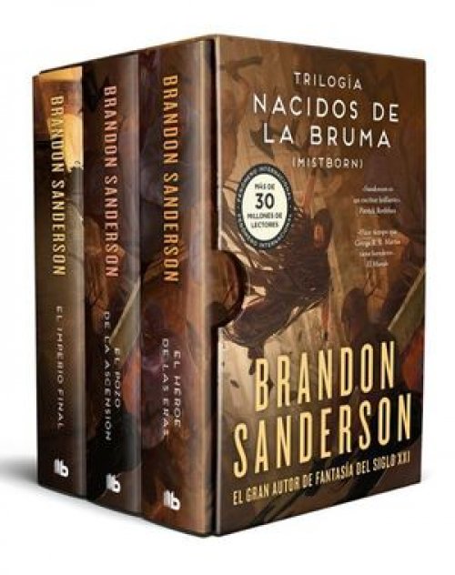 ESTUCHE MISTBORN (EL IMPERIO FINAL, EL POZO DE LA ASCENSIÓN Y EL HÉROE DE LAS ERAS. )