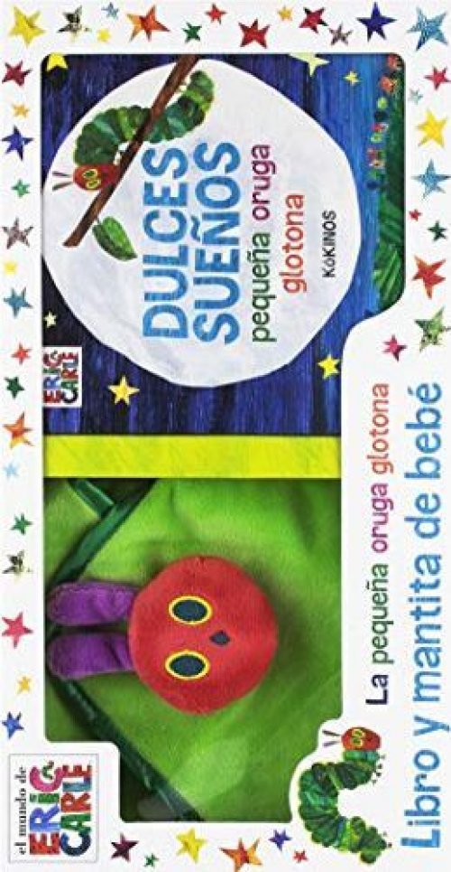 DULCES SUEÑOS, LIBRO Y MANTITA DE BEBÉ