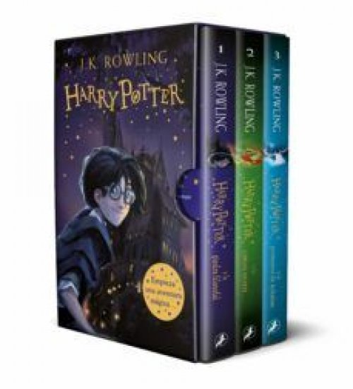 HARRY POTTER 1, 2 Y 3 (ESTUCHE CON: HARRY POTTER Y LA PIEDRA FILOSOFAL; HARRY POTTER Y LA CAMARA SECRETA; HARRY POTTER Y EL PRISIONERO DE AZKABAN)