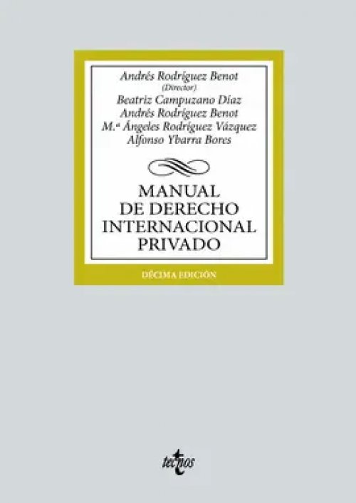 MANUAL DE DERECHO INTERNACIONAL PRIVADO