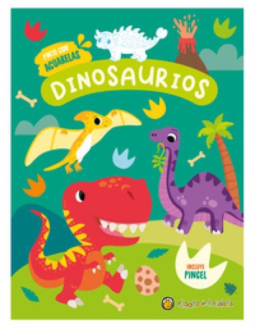 Pinto con acuarelas : Dinosaurios