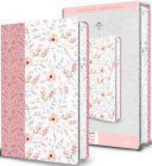 BIBLIA RVR 1960 LETRA GIGANTE, SÍMIL PIEL ROSADA CON FLORES (EDICIÓN CANTOS PINTADOS / SPANISH BIBLE RVR 1960 GIANT PRINT HANDY SIZE LEATHERSOFT PINK FLORAL