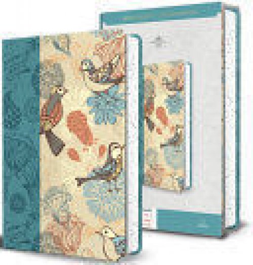 BIBLIA RVR 1960 LETRA GIGANTE, SÍMIL AZUL CON PÁJAROS(EDICIÓN CANTOS PINTADOS) / SPANISH BIBLE RVR 1960 GIANT PRINT HANDY SIZE LEATHERSOFT LIGHT BLUE